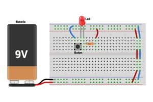 Cómo Encender Un LED En Un Protoboard. - Electropreguntas