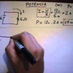 Cálculo de la potencia en un circuito de voltaje directo.