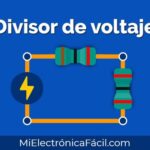 Uso y aplicaciones del circuito divisor de voltaje en corriente alterna.